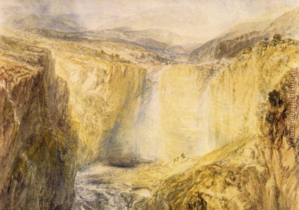 Fall of the Trees Yorkshire painting - Joseph Mallord William Turner Fall of the Trees Yorkshire art painting